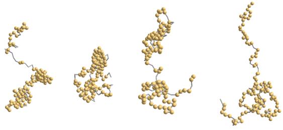 Fig. 1 Snapshots of the histone H2AX.